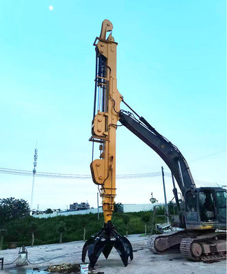 Heavy Duty Excavator Extendable Arm , Long Reach Telescopic Boom For Digging