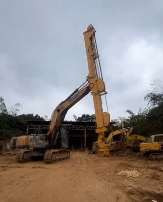 Heavy Duty Excavator Extendable Arm , Long Reach Telescopic Boom For Digging