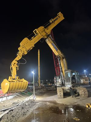 Adjustable Excavator Hydraulic Telescopic Arm Digger Telescipic Boom BS900E Q355B
