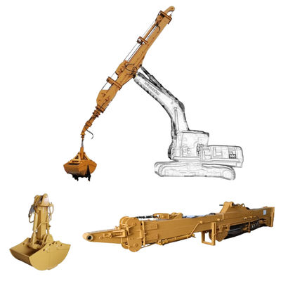 Adjustable Length Telescopic Arm For Excavator , Excavator Telescopic Boom OEM