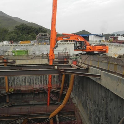Three Section Excavator Telescopic Boom Arm For Heavy Machinery Deep Excavation