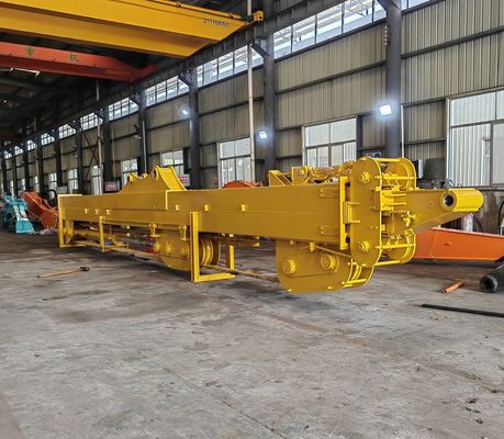 Three Section Excavator Telescopic Boom Arm For Heavy Machinery Deep Excavation