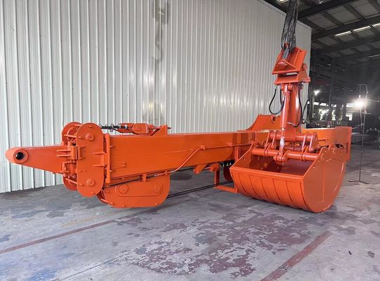 Three Section Excavator Telescopic Boom Arm For Heavy Machinery Deep Excavation