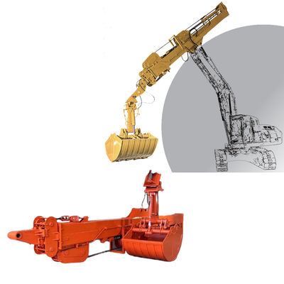 Excavator Accessories Telescopic Dipper Arm BS900E Q355B Material Three Section