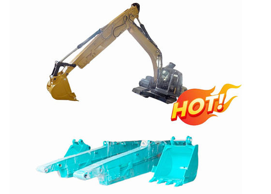 Long Reach Telescopic Excavator Arm For Cat Hitachi Komatsu Sany