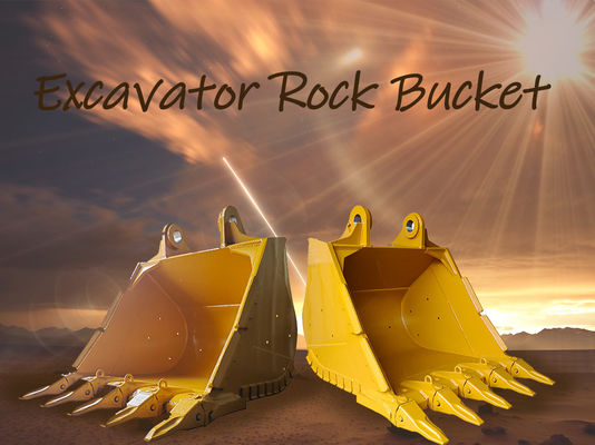 Customizable High Strength Rock Bucket Attachment Excavator Rock Loading Bucket