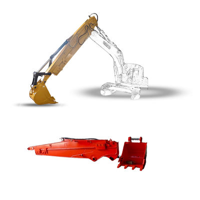 Q355B Excavator Extension Arm Telescopic Boom Hydraulic Sliding Arm For Deep Wells
