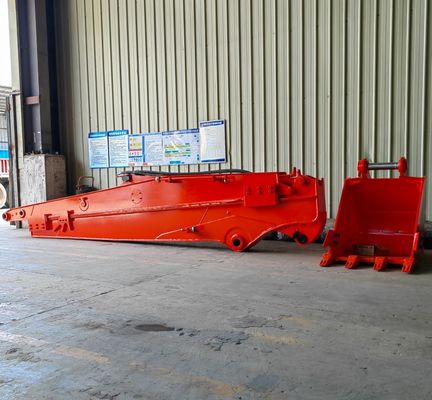 Q355B Excavator Extension Arm Telescopic Boom Hydraulic Sliding Arm For Deep Wells
