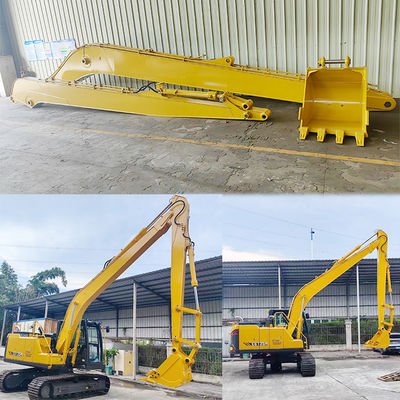 16M Excavator Long Reach Boom Arm With Bucket For Dredging Longer Life Span