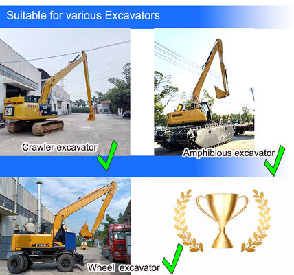 20 Ton 18m Excavator Long Reach Boom For CAT HITACHI KOMATSU