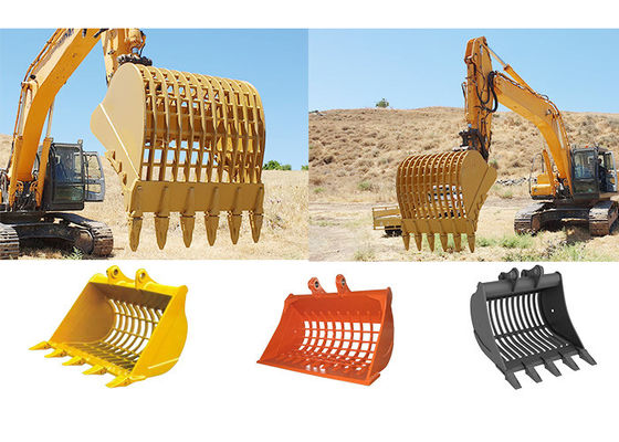 High Quality Skeleton Excavator Dig Bucket With Hole Skeleton Bucket Mining Excavator Bucket