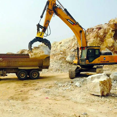 360 Degrees Rotation Angle Hydraulic Grapple with 2 Cylinders OEM Services Provided
