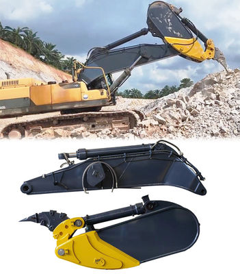 Heavy Duty 45-55 Ton Excavator Rock Boom Rock Arm for Mining Quarry Fit for CAT349 Komatsu PC550 Hitachi EX550 SANY SY500