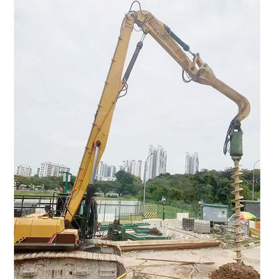 Excavator Piling Arm Pile Higher High Effective For 20 Ton Excavator