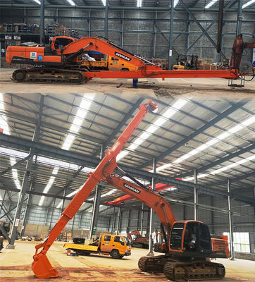 Excavator Telescopic Boom Telescopic Stick For River Port Dredging Work