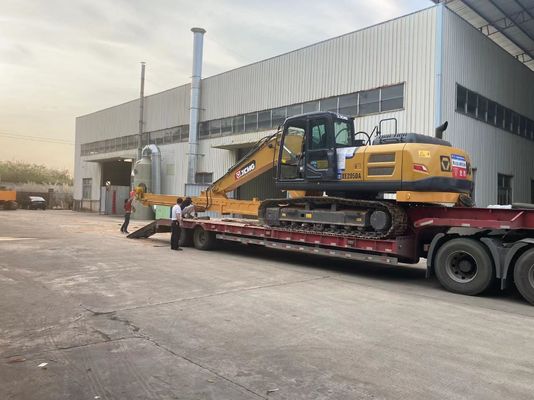 Two Stage Hydraulic Telescopic Arm Excavator Long Reach Telescopic Boom For CAT Komatsu
