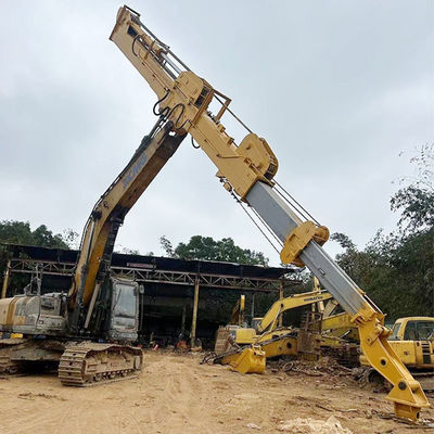 Sliding Dipper Boom For Excavator Three Sections Digging Depth Reach 20m 25m