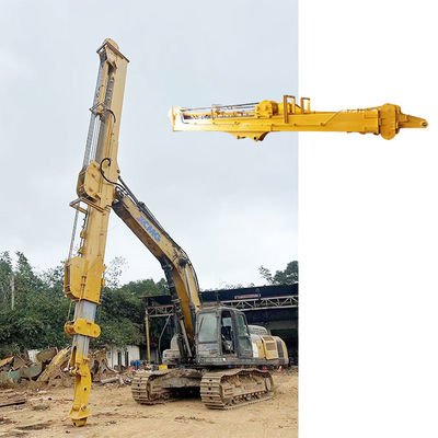Excavator Telescopic Arm Excavator Teledipper With Clamshell Bucket For Cat Hitachi