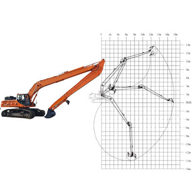 Hitachi Excavator Long Reach Boom Arm Boom Excavator For Long Reach