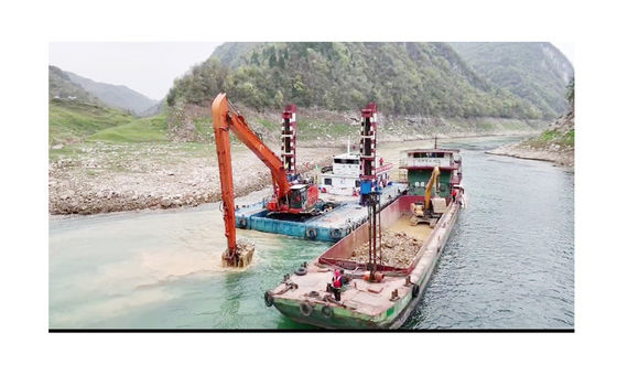 Dredging Work Excavator Long Arm Use Q355B Material For River