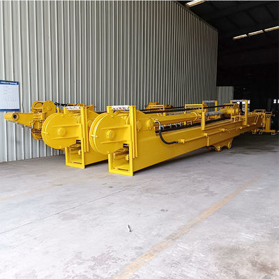 BS900E Excavator Telescopic Arm With Clamshell Bucket Welding Multi-strand Wire Ropes