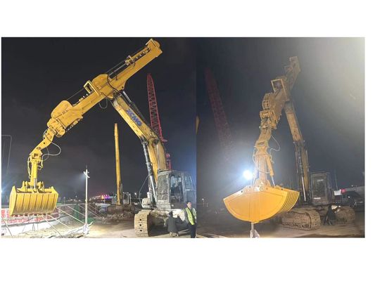 Telescopic Excavator BS900E Wire Rope With Welding Customized Attachments