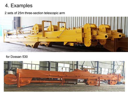 Telescopic Excavator BS900E Wire Rope With Welding Customized Attachments