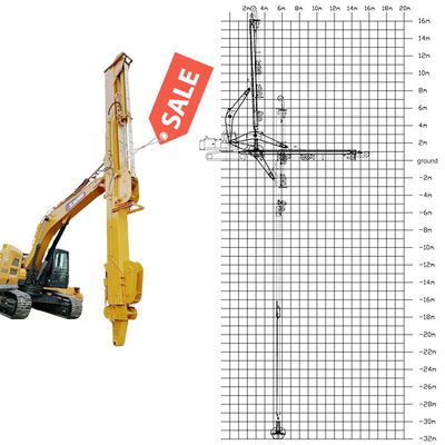 Clamshell Telescopic Arm With Clamshell Bucket Grapple Digging House Foundation