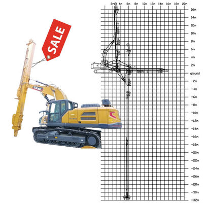 Excavator Telescope With Clamshell Bucket Grapple For Grabbing Sand Soil Silt