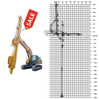 25m 30m 32m Telescopic Dipper Excavator Telescopic Arm for Cat 390