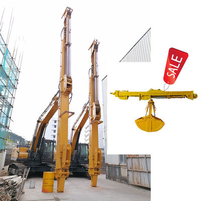 Excavator Telescopic Arm with Clamshell Bucket for Construction BS900E