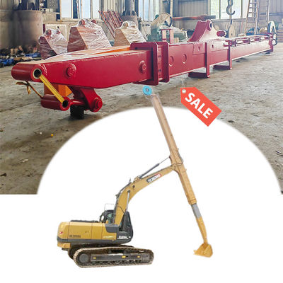 Top 1 Excavator Telescopic Arm Dipper Stick 28m Clamshell Bucket Grab