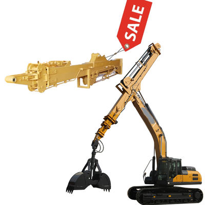Top 1 30M Excavator Telescopic Arm with Clamshell Bucket Grab Bucket