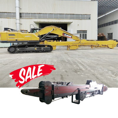 Excavator Telescopic Boom With Clamshell Bucket / Grapple 25m 30m 32m