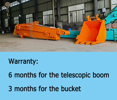 16M Telescopic Boom For Excavator Bucket 0.8CBM 1CBM