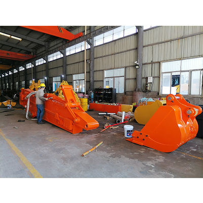 20-36 Ton Excavator Sliding Boom Hydraulic Sliding Arm Fits CAT Sany Komatsu Excavator Deep Dig Attachment