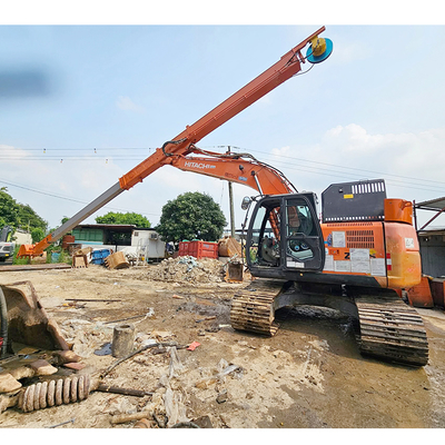 High Quality Hydraulic Telescoping Excavator Boom High Reach Demolition Boom for Cat320 PC200 Construction Machinery Parts