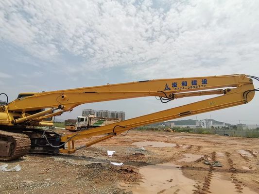 Durable 20-45tons Excavator 18-Meter 2-Section Demolition Boom for Building Demolition Work，Q355B Excavator Attachment