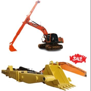 High Quality Hydraulic Telescoping Excavator Boom High Reach Demolition Boom for Cat320 PC200 Construction Machinery Parts