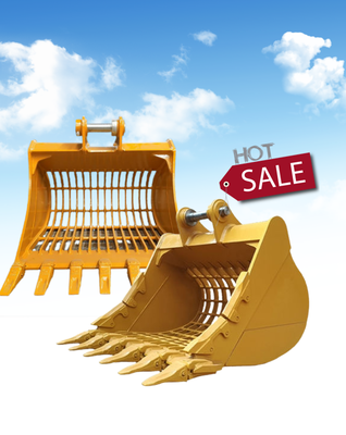 High Quality Skeleton Excavator Dig Bucket With Hole Skeleton Bucket Mining Excavator Bucket