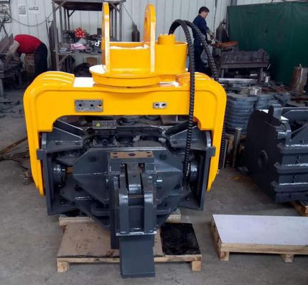 Excavator Attachment Hydraulic Pile Hammers Vibratory Pile Hammer Hydraulic Steel Pile Driver for 30-40 Ton Excavators