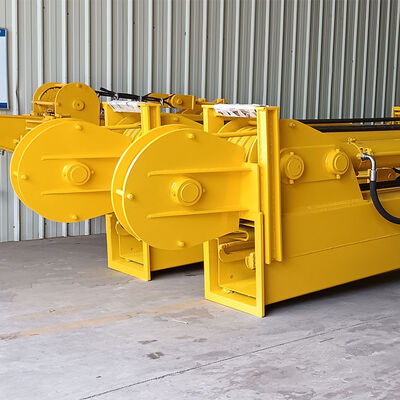 Hydraulic Telescoping Excavator with Clamshell Bucket Adjustable