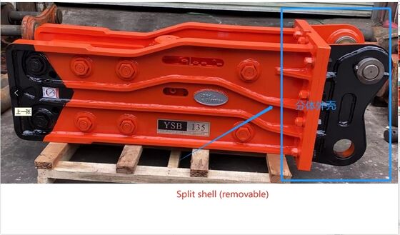 Heavy-Duty Hydraulic Break Hammer Powerful Demolition Tool for 0.5-10T Excavators Mini Construction Machinery