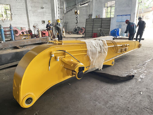 Heavy-duty 13.5-18m Excavator Piling Arm Boom for 30-50 Ton Excavator Sheet Pile Driving Attachment Q355B Q690D Customized