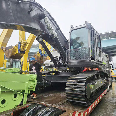 Long Reach Excavator Telescopic Arm Deep Trenching & Slope Grading Solution